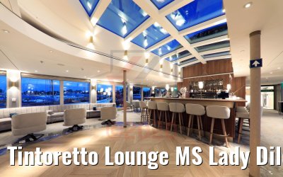 Tintoretto Lounge MS Lady Diletta mit Barhockern