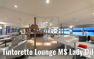 Tintoretto Lounge MS Lady Diletta mit Barhockern