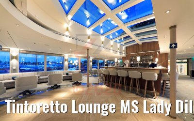 Tintoretto Lounge MS Lady Diletta mit Barhockern