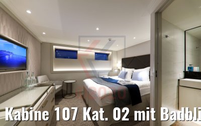 Kabine 107 Kat. 02 mit Badblick Accademia Deck