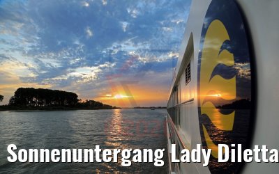 Sonnenuntergang Lady Diletta Rhein 04.09.2020