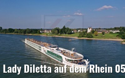 Lady Diletta auf dem Rhein 05.09.2021
