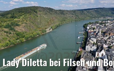Lady Diletta bei Filsen und Boppard 04.09.2021