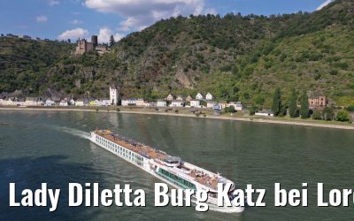 Lady Diletta Burg Katz bei Loreley 04.09.2021