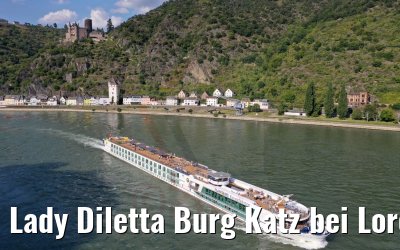 Lady Diletta Burg Katz bei Loreley 04.09.2021