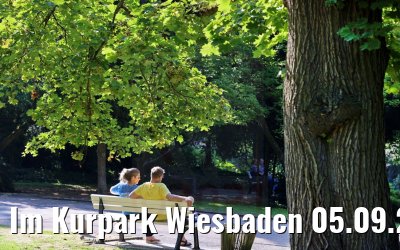 Im Kurpark Wiesbaden 05.09.2021