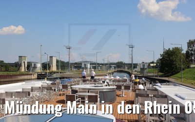 Mündung Main in den Rhein 05.09.2021