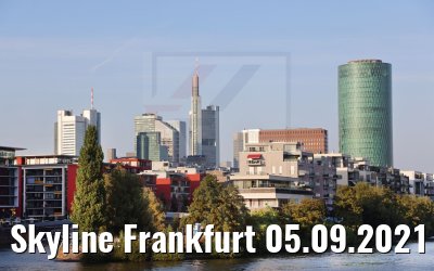 Skyline Frankfurt 05.09.2021