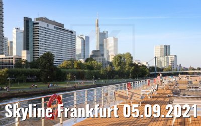 Skyline Frankfurt 05.09.2021