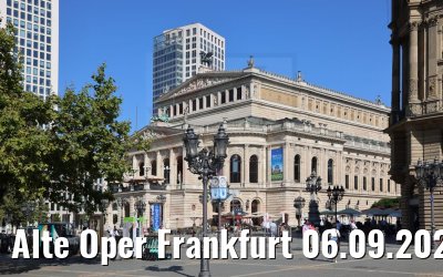 Alte Oper Frankfurt 06.09.2021