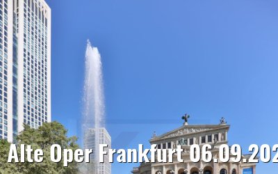 Alte Oper Frankfurt 06.09.2021