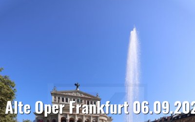 Alte Oper Frankfurt 06.09.2021