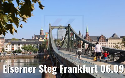 Eiserner Steg Frankfurt 06.09.2021