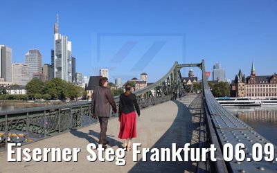 Eiserner Steg Frankfurt 06.09.2021