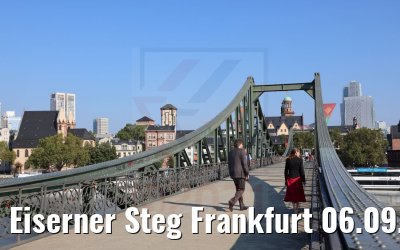 Eiserner Steg Frankfurt 06.09.2021