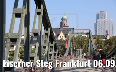 Eiserner Steg Frankfurt 06.09.2021