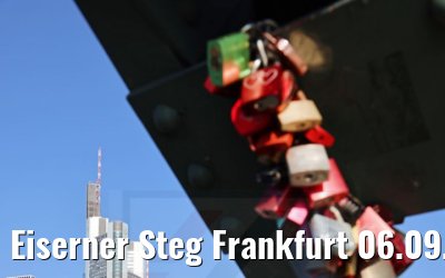 Eiserner Steg Frankfurt 06.09.2021