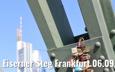 Eiserner Steg Frankfurt 06.09.2021