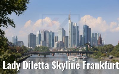Lady Diletta Skyline Frankfurt 06.09.2021