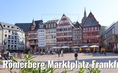 Römerberg Marktplatz Frankfurt 06.09.2021