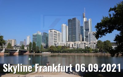 Skyline Frankfurt 06.09.2021