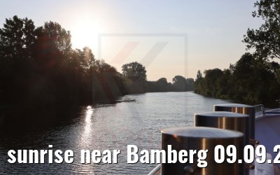 sunrise near Bamberg 09.09.2021