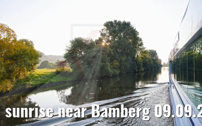 sunrise near Bamberg 09.09.2021