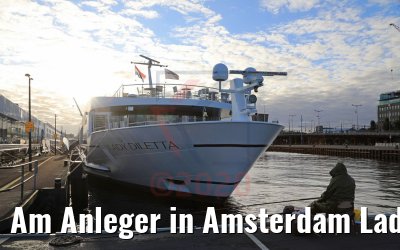 Am Anleger in Amsterdam Lady Diletta 31.08.2020