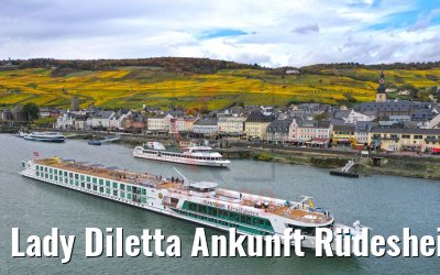 Lady Diletta Ankunft Rüdesheim 28.10.2020