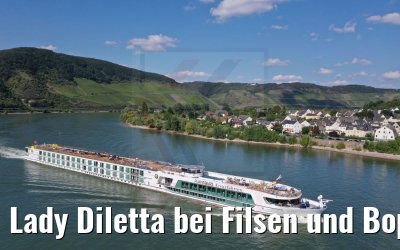 Lady Diletta bei Filsen und Boppard 04.09.2021