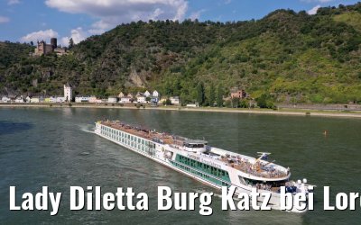 Lady Diletta Burg Katz bei Loreley 04.09.2021
