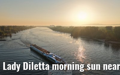 Lady Diletta morning sun near Gernsheim