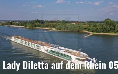 Lady Diletta auf dem Rhein 05.09.2021