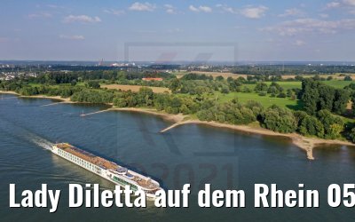 Lady Diletta auf dem Rhein 05.09.2021