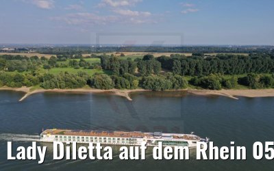 Lady Diletta auf dem Rhein 05.09.2021