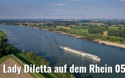 Lady Diletta auf dem Rhein 05.09.2021