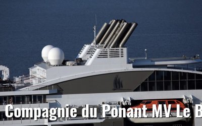 Compagnie du Ponant MV Le Boréal approaching port of Hamburg 20. May 2014