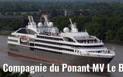 Compagnie du Ponant MV Le Boreal Kiel Canal transit 21.05.2014