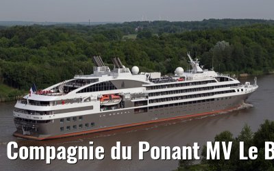 Compagnie du Ponant MV Le Boreal Kiel Canal transit 21.05.2014