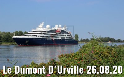 Le Dumont D´Urville 26.08.2019 NOK K. Kaulfuss