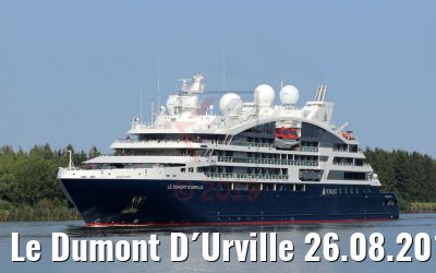 Le Dumont D´Urville 26.08.2019 NOK K. Kaulfuss