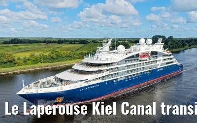 Le Laperouse Kiel Canal transit 23.08.2025