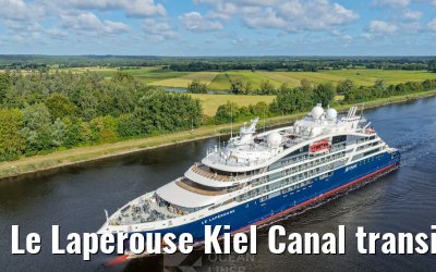 Le Laperouse Kiel Canal transit 23.08.2025
