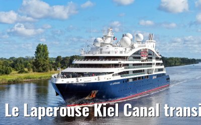 Le Laperouse Kiel Canal transit 23.08.2025