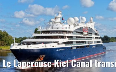 Le Laperouse Kiel Canal transit 23.08.2025