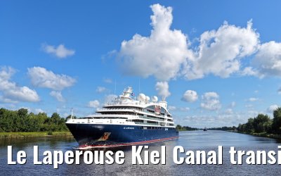 Le Laperouse Kiel Canal transit 23.08.2025