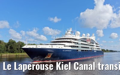 Le Laperouse Kiel Canal transit 23.08.2025