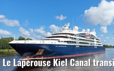 Le Laperouse Kiel Canal transit 23.08.2025
