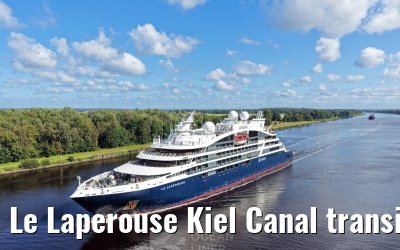 Le Laperouse Kiel Canal transit 23.08.2025