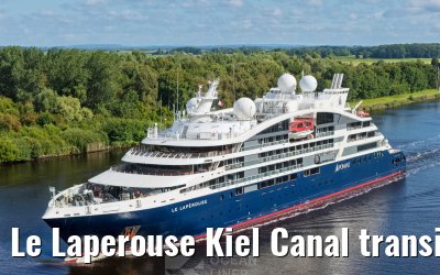 Le Laperouse Kiel Canal transit 23.08.2025